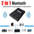 2-in-1 Bluetooth Audio Transmitter or Receiver | 3.5mm Wireless Audio Adapter | Built-in Recharge...
