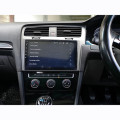 VW Golf 7 GTI R Android Touch Screen GPS Navigation Bluetooth Radio Unit - Silver Frame