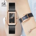 Shengke Lucy SK K0119 Women Watches Fashion Geneva Designer Ladies Luxury Watch Brand Rectangle G...