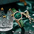 Curren Blissful 9083 Woman Watches 26mm Dial Green Bracelet Watches Top Brand Waterproof Women's ...