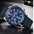 Benyar Aim 5140 Men's Watches Luxury Silicone Strap Sport Chronograph Men Watches Fashion Busines...