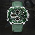 Naviforce Verdant 9197 New Men's Analog Digital Stainless Steel Watches Sports Waterproof Wrist W...