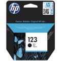 HP 123 Black ink cartridge 1 pc(s) Original Standard Yield