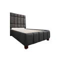 Queen Grey Cube Headboard And Base