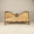 Victorian Chaise with Embossed Velvet