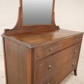 Antique Dressing Table with arched Mirror