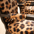 French style chairs in Leopard print