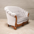 Two Seater high back Button Sofa