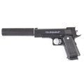 Spring Pistol Toy Gun with Pellets and Silencer
