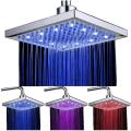 LED Square Shower Head Temperature Control Shower Colour Changing