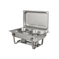 Stainless Steel 10 Liter Double Tray Chafing Dish Food Warmer