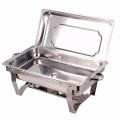 High Quality Stainless Steel Food Warming Single Pan Chafing Dish - 10 Ltr
