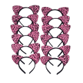 Pink Cheetah Headband (5 Packs of 12)
