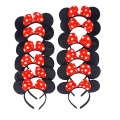Mickey Mouse Headbands - Red Pack of 12