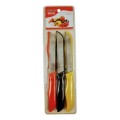Stainless-Steel Utility Kitchen Knives - 6 Pieces