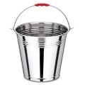 Bucket Stainless Steel With Handle - 10 Liters