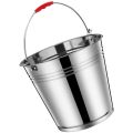 Bucket Stainless Steel With Handle - 10 Liters