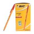 BIC Orange Fine Point Ballpoint Pen (Red)(Box of 60)