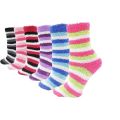 6 Pairs of Long Winter Socks - Soft Microfiber Warm Fluffy Socks for Winter