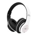 Portable Wireless Headphones with Microphone (Box Damage) White