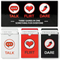 Talk Flirt Dare Card Game