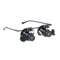 Glasses Type Watch Repair Loupe Magnifier with LED Light