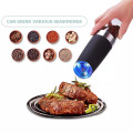 Gravity electric salt and pepper mill
