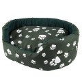 Complete Dog Bed Paw Print Mini 45Cm