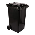 Refuse Wheely Bin Recycled Black 240L