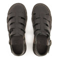 Bata Safari Mens Sandal Close Toe Black Size 12