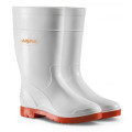 Wayne Gumboot Ladies Half L White/Red Size 9