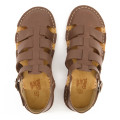 Bata Safari Mens Sandal Close Toe Cognac Size 10