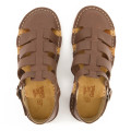 Bata Safari Mens Sandal Close Toe Cognac Size 9