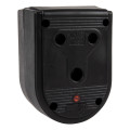 Nexus Janus Coupler Dbl Rubber 16A Black