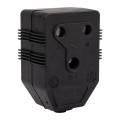 Nexus Janus Coupler Dbl Pvc 16A Blk Pp