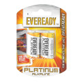 Eveready Battery Platinum Alkaline C 2 Pack