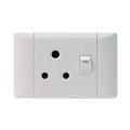 Cbi Plug Switch Horizontal 2X4 White