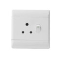 Cbi Plug Switch Single 4X4 White