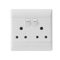 Cbi Plug Switch Double 4X4 White