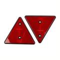 U-Part Reflector Triangle Red 150Mm 2 Pack