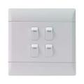 Cbi Light Switch 4L1W 4X4 White