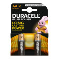 Duracell Battery Plus Alkaline Aa 2 Pack
