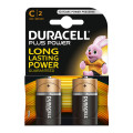Duracell Battery Plus Alkaline C 2 Pack