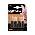 Duracell Battery Plus Alkaline 9V 2 Pack