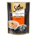 Sheba Cat Food Pouch Tuna & Salmon In Jelly 70G