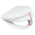 Wirquin Toilet Seat H-1 Soft Close Hng Wht (1.7Kg)