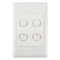 Nexus Light Switch With Cover 16Amp 4X2 1Way 4L