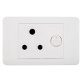 Nexus Socket Switch With Cover 16Amp 4X2 Single