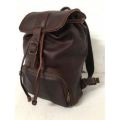 Leather Backpacks with flap