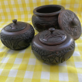 Zambian Crafted Bowl & Lid